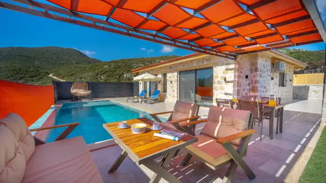 Villa Börteçine | Kalkan Bezirgan Kiralık Balayı Villa