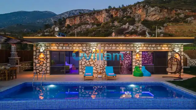 Villa Günbatımı Çavdır | Kalkan Çavdır Kiralık Villa